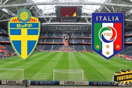 JCH-2018 saralash bosqichi. Pley off. Shvetsiya-Italiya 1:0 +FOTO