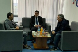 Абрамов ва Ҳайдаров Наманган вилояти ҳокими билан учрашди