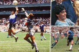 Maradonaning qo'li bilan kiritilgan to'p aukcionga qo'yiladi