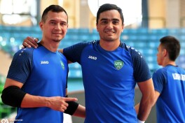 O'zbekiston futzal terma jamoasining "Yunusobod" sport majmuasidagi mashg'uloti