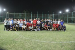 Navoiyda mini-futbol bo'yicha faxriylar o'rtasida turnir bo'lib o'tdi