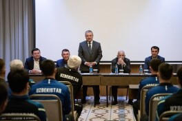 Жаҳон чемпионати олдидан ЎФА президенти Абдусалом Азизов Ўзбекистон футзал миллий терма жамоаси билан учрашди