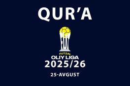 Futzal bo'yicha Oliy liga bahslariga qachon qur'a tashlanishi e'lon qilindi