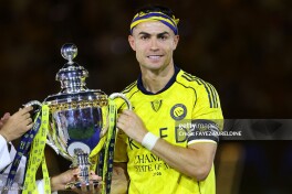 Ronaldu 'Al Nascr"ning Pro-Ligadagi chempionligiga bir so'z bilan munosabat bildirdi