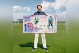 Shotlandiya banki gol aks etgan banknota chiqardi (FOTO)