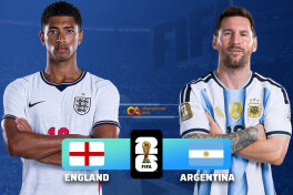 JCH, yarim final. Angliya - Argentina 0:0 (matnli translyatsiya)