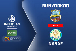 Superliga. "Bunyodkor" – "Nasaf" (matnli translyatsiya)