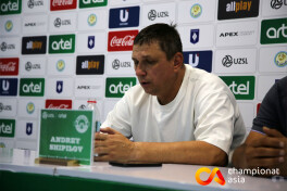 Andrey Shipilov: "100 foizli vaziyatlarni golga aylantira olmadik. "Mashal" bitta vaziyatdan gol urib ketdi"