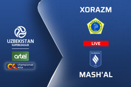 🔴 Superliga. "Xorazm" – "Mashal" 1:0 (matnli translyatsiya)