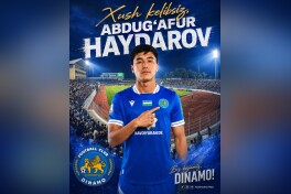 “Олимпик-MobiUz” форварди Абдуғафур Ҳайдаров "Динамо"га ўтди