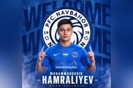 Муҳаммадқодир Ҳамралиев - "Навбаҳор" футболчиси