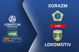 LIVE. Superliga. "Xorazm" – "Lokomotiv" 1:1 (matnli translyatsiya)