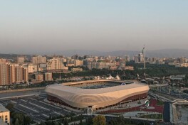 Tojikistonda 30 mingdan ortiq tomoshabinga mo'ljallangan yangi stadion foydalanishga topshirildi