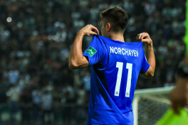 "Navbahor" o'z uyida "Lokomotiv" bilan durang o'ynagan bahsdan GALEREYA