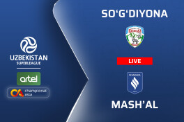 Superliga. “So'g'diyona” - “Mashal” 1:0 (matnli translyatsiya)