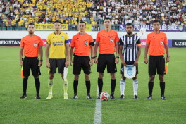 "Turon" stadioni ochilish o'yini: "Aral" - "Lochin" uchrashuvidan GALEREYA