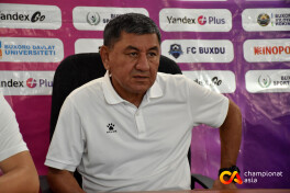 Шуҳрат Ражабов: "Бизга озгина туртки етмаяпти, жамоамиз ёмон эмас"