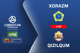 LIVE. Superliga. "Xorazm" – "Qizilqum" 0:0 (matnli translyatsiya)