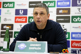 Andrey Shipilov: "Bugun bizni g'alabadan boshqasi qoniqtirmasdi"