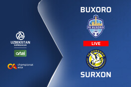 Superliga. “Buxoro” – “Surxon” (matnli translyatsiya)