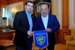 O'FF prezidenti Mirabror Usmonov Xose Mariya Mendez bilan uchrashdi